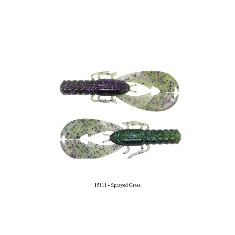 X Zone Muscle Back Finesse Craw 3.25"