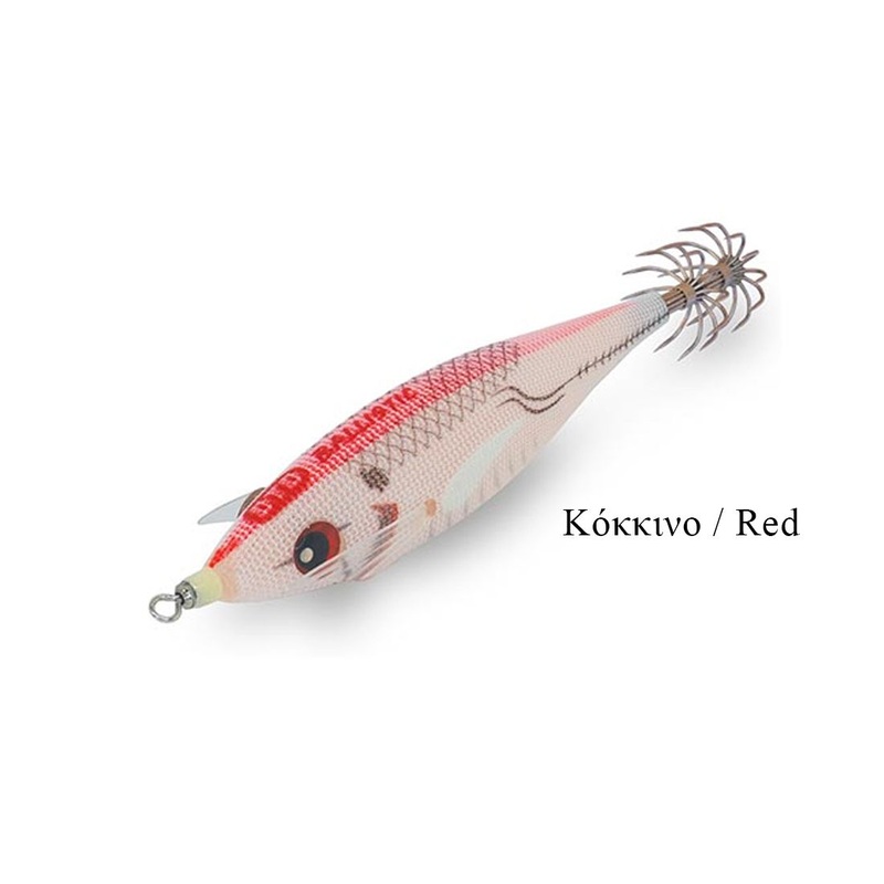 DTD Ballistic Red Killer Squid Jig