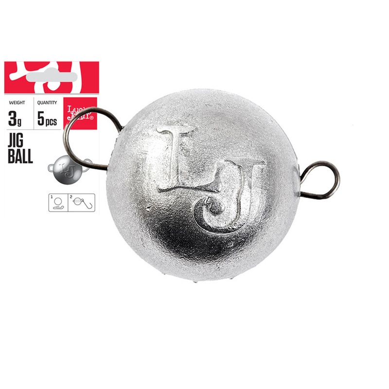 Lucky John Lead Jig Ball Heads