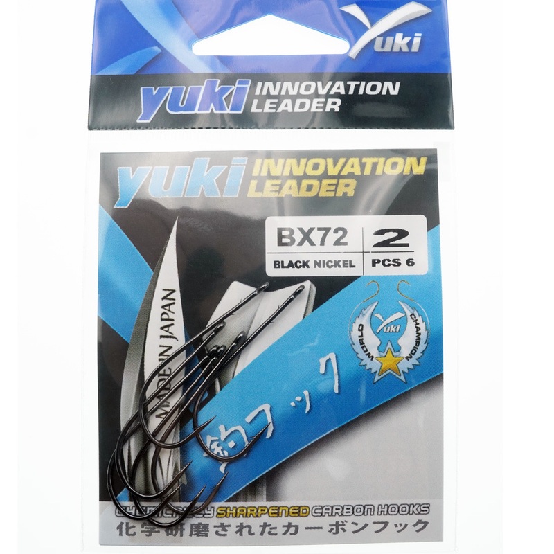 Yuki BX72 Black Nickel Hooks