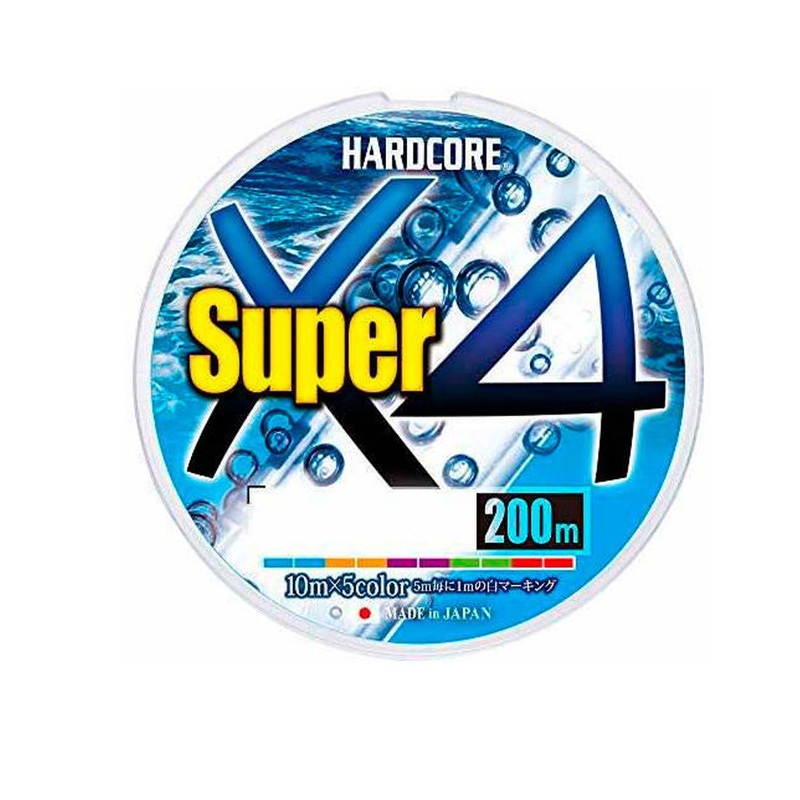 DUEL Hardcore Super X4 Multicolored Braid