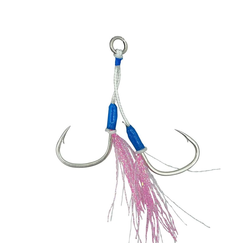 Oceans Legacy Stinger Twin Assist Hooks UV Tinsel