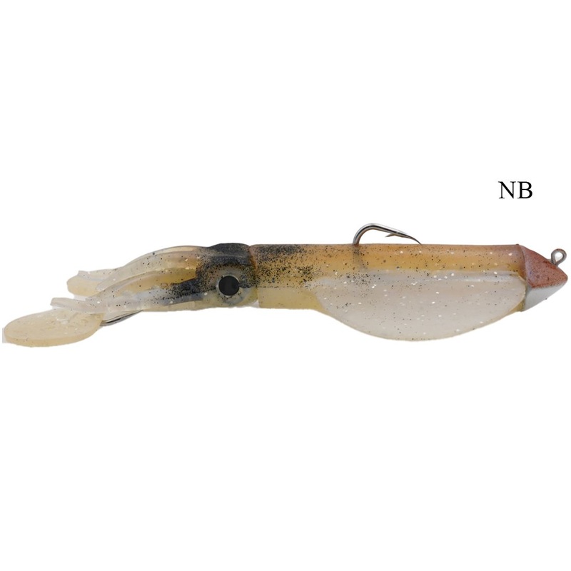 Almas de Vinilo Silicone Calamar Curly with Jig Head 100 gr