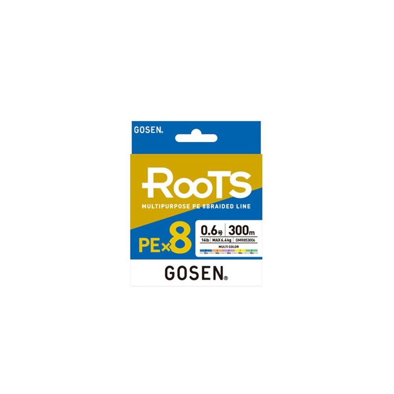 Gosen Roots Mutlipurpose PEx8 Braided Line