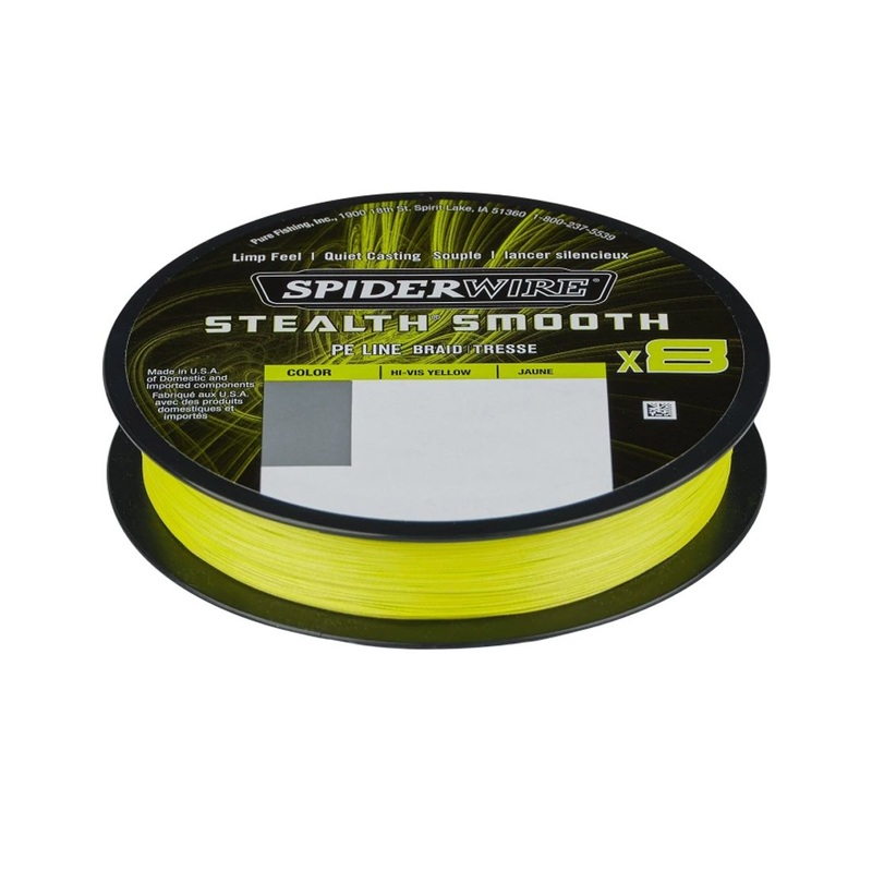 Spiderwire Stealth Smooth 8 Hi-Vis Yellow 150m