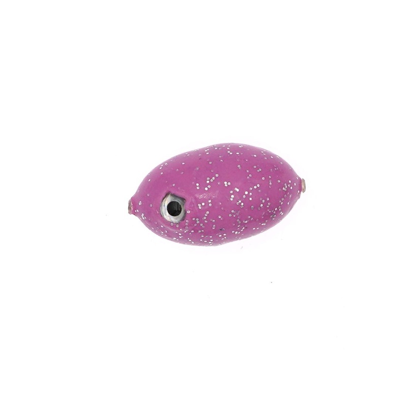 Colored Oval Lead Sinkers with Eye