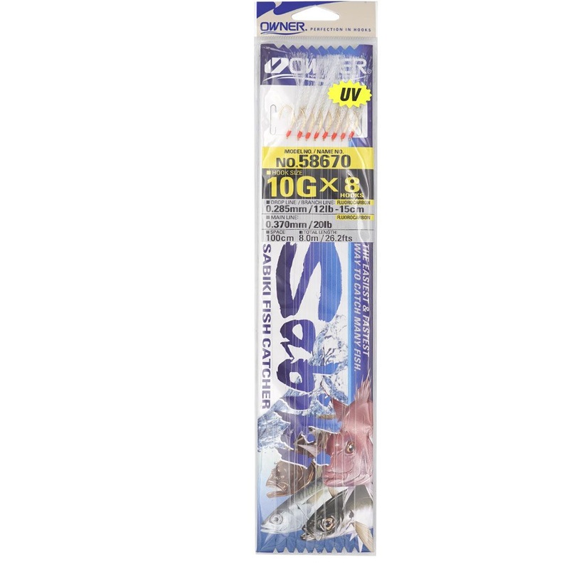 Owner Fluorocarbon Sabiki 58670