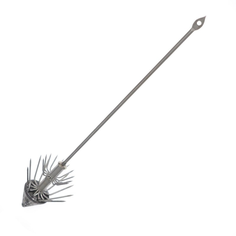 Double Shinka Wire Shaft Squid Jig with Sinker
