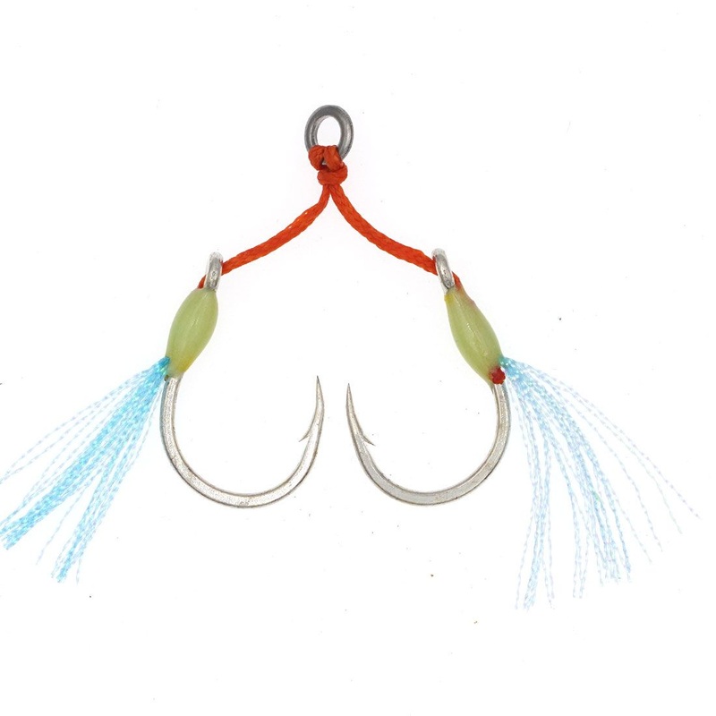 Technofish Platinum Assist Hooks 40883-GD Glow