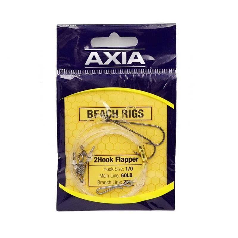 AXIA 2 Hook Flapper/Clipped Beach Rig