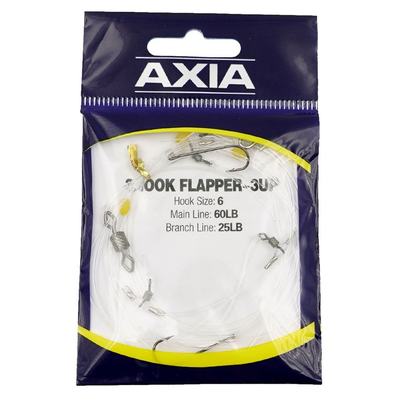 AXIA 3 Hook Flapper / Clipped 3Up Rig