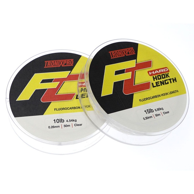 Tronixpro Fluorocarbon Hook Length - Hard