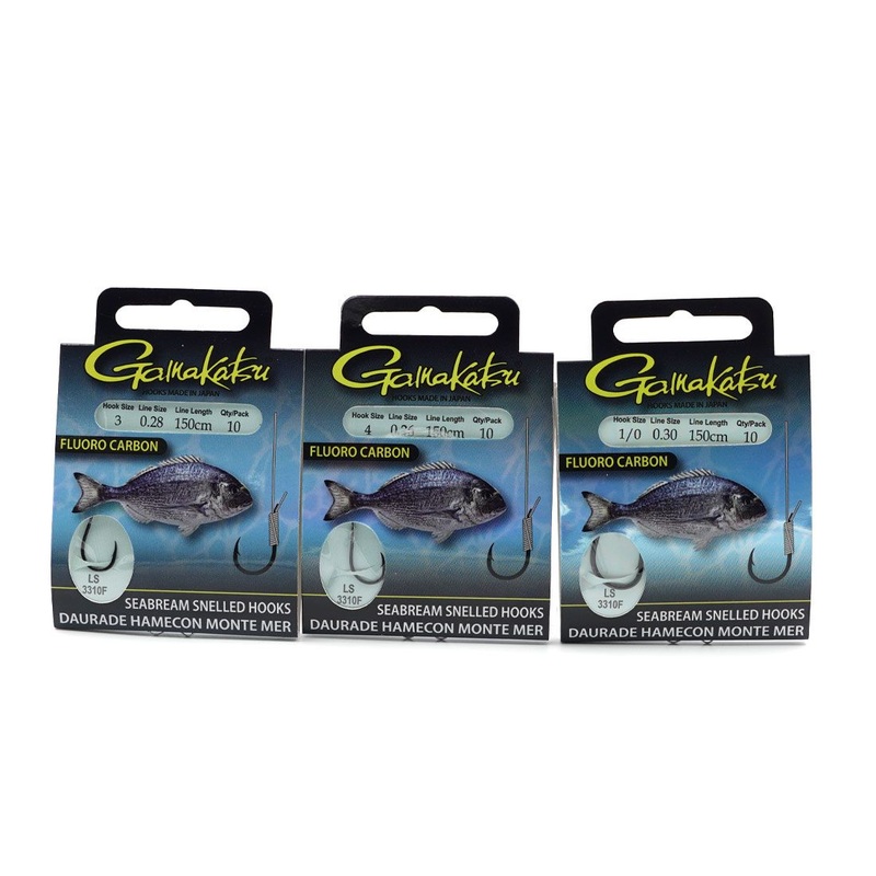 Gamakatsu Seabream Snelled Hooks