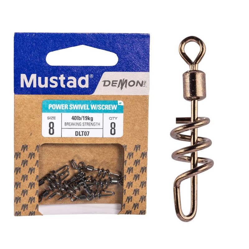Mustad Demon Power Swivel with Screw
