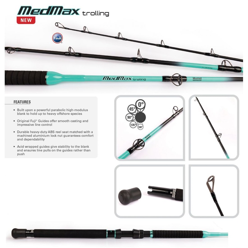 Mustad Med Max Trolling Rods